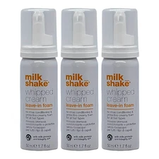 Milk Shake Whipped Cream Leave-in Foam 1.7 Oz (Pack of 3)