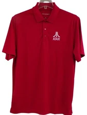 Atari Embroidered Mens Polo XS-6XL, LT-4XLT  2600 Space Invaders Asteroids New