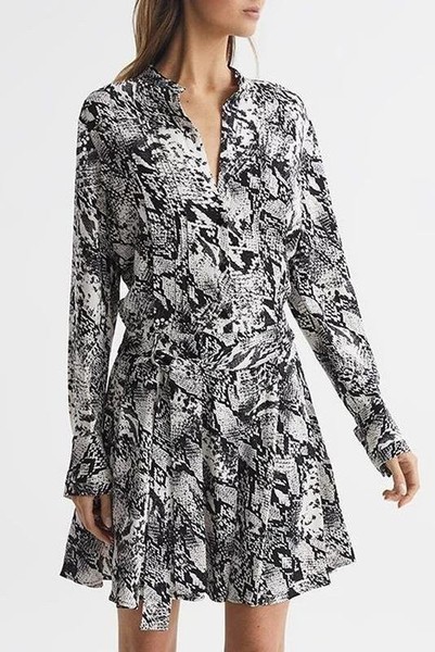 Women Reiss Dress Multicolor Viscose 38