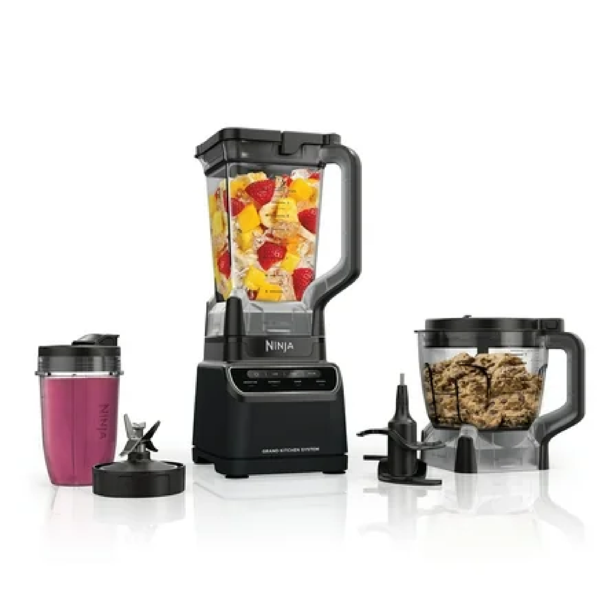 Ninja KS500 Grand Kitchen System 1200W 72 oz Pitcher 8-Cup Food