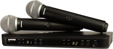 Shure BLX288/PG58 Dual UHF Wireless Microphone System 300ft Range