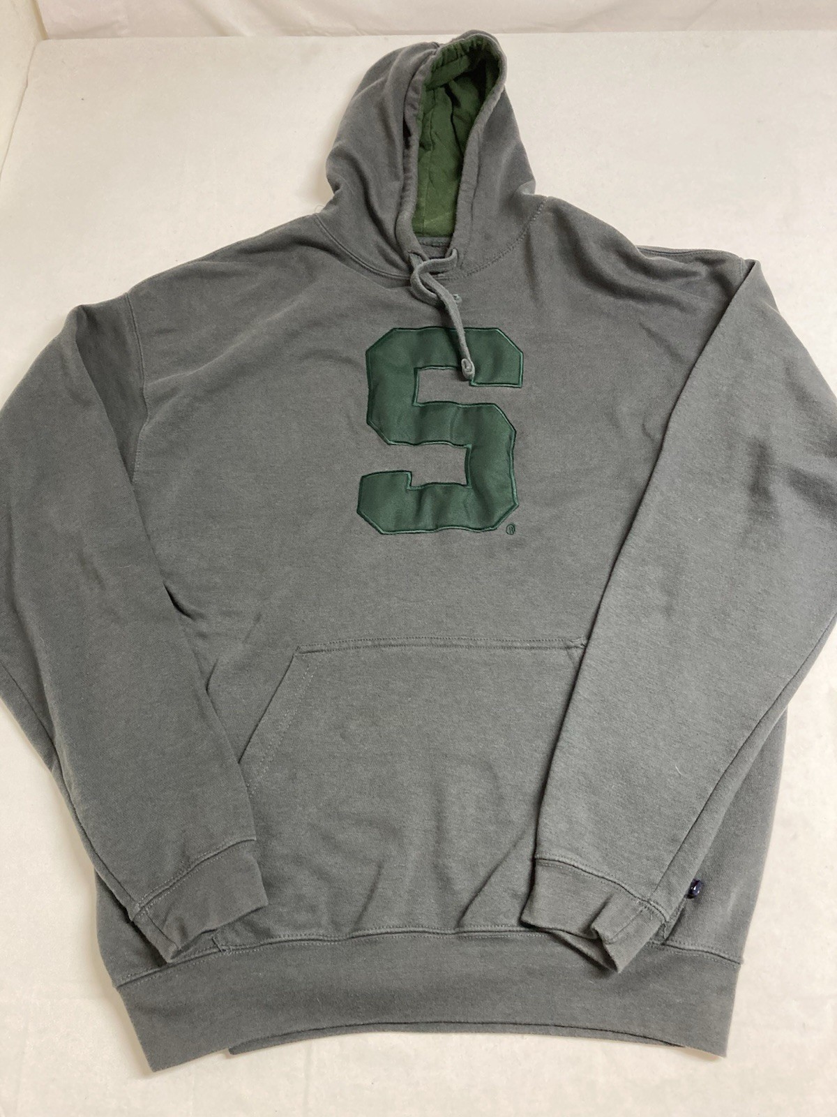 Michigan State Spartans J-America Sportswear XXL Dark Gray Pullover Hoodie