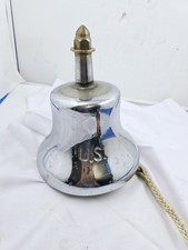Vintage US Ships Bell 21lb 12x10" Brass Bronze