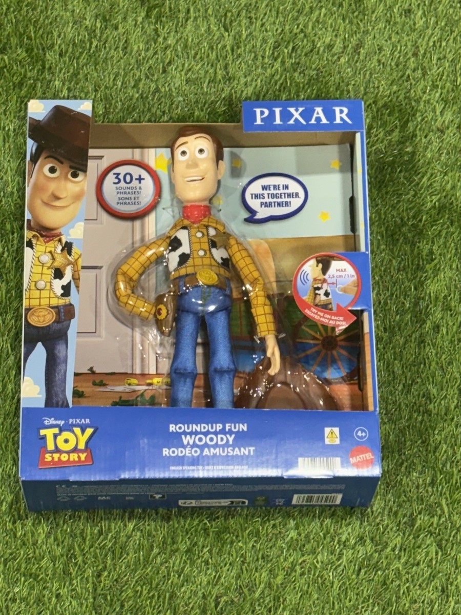 Disney and Pixar Toy Story Movie Toy, Talking Woody Figure with