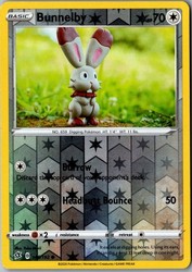 Bunnelby 146/192 Rebel Clash Reverse Holo