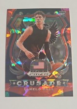 2020-21 Panini Prizm Draft Picks - Crusade LaMelo Ball #83 Red Ice Prizm (RC)
