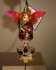 RADKO Ornament King HEARTFULLY YOURS Glass Christmas Ornament ANGEL German Made — photo 5