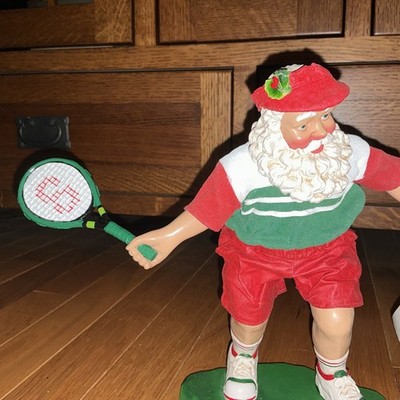 Clothtique Santa Possible Dreams 2001 Eye On The Ball Original Box Tags 713391