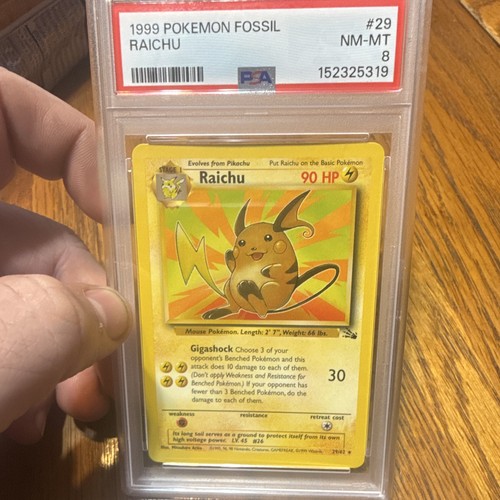 Raichu (Unlimited) graded PSA 8 for sale on eBay