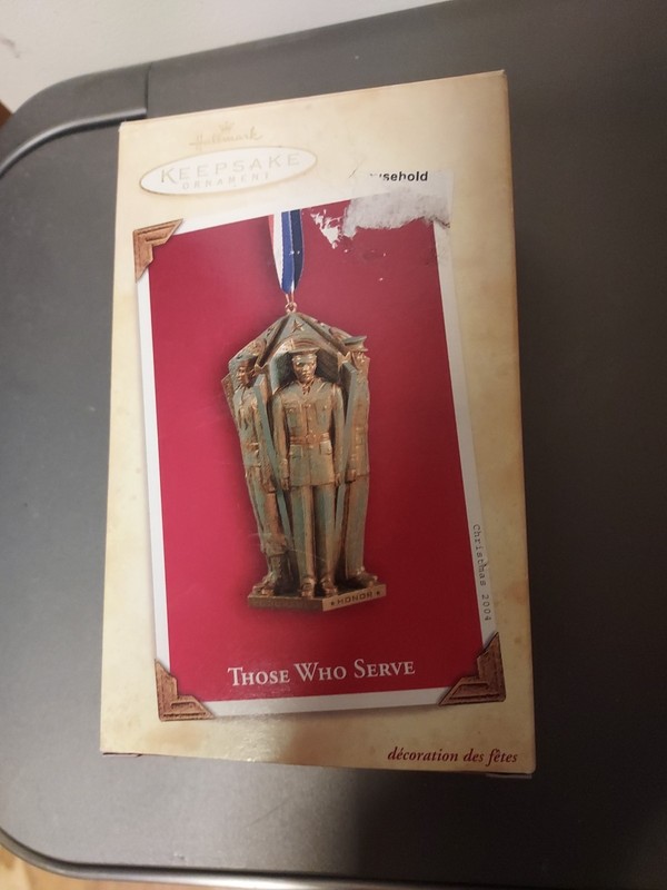 Those Who Serve 2004 Hallmark Keepsake Ornament Military Salute In Original Box