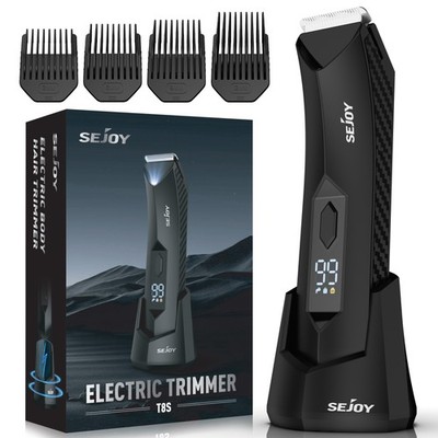 SEJOY Cordless Electric Body Hair Trimmer Razor Beard Shaver Cutting For Mens US