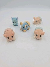 Zhu Zhu Pets Hamster Kitten Babies Flocked Lot Of 5 Roller Ball