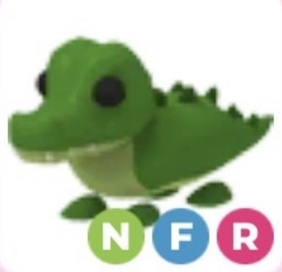Adopt Me! Crocodile NFR Neon Virtual Pet In-Game Digital Item/Asset