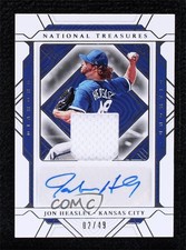 2022 Panini National Treasures Diamond Single 2/49 Jon Heasley #DA-JH Auto 07o4
