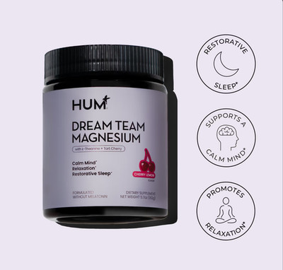 NEW HUM Dream Team Magnesium - Cherry Lemon 5.7oz  Free Shipping US