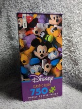 Ceaco Disney Classic Plush Puzzle 750 Piece Puzzle W/ Poster 24" X 18" Unused