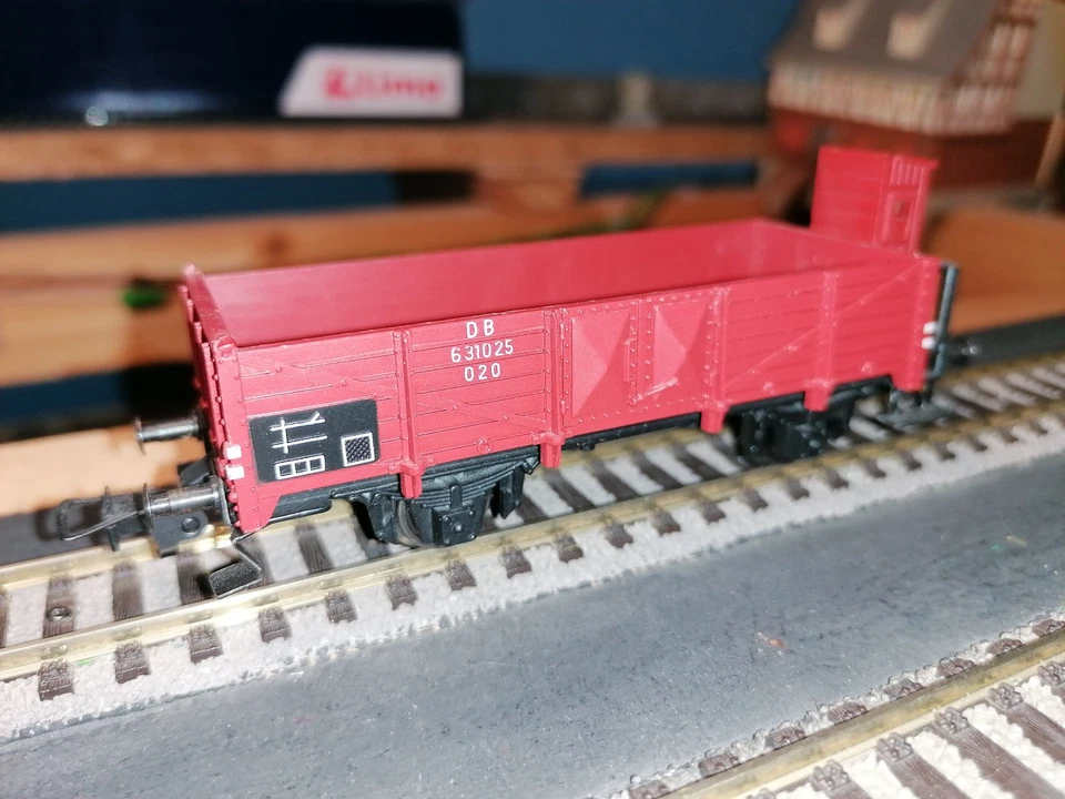 Fleischmann 5024 H0 Offener Güterwagen mit Bremserhaus O20