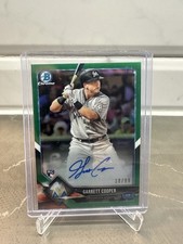 2018 Bowman Chrome Chrome Rookie Autographs Garrett Cooper #BCRA-GC (AU RC) /99