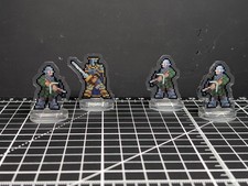 2D Acryl 28mm Scale Town Guard Miniatures Tab...