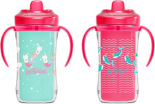 Milestones Insulated Hard Spout Sippy, Spill Proof Cup with Handles for Toddlers