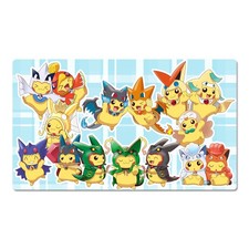 Pikachu Pokemon Table Playmat PTCG TCG CCG Mouse Pad Trading Card Game Mat Bag