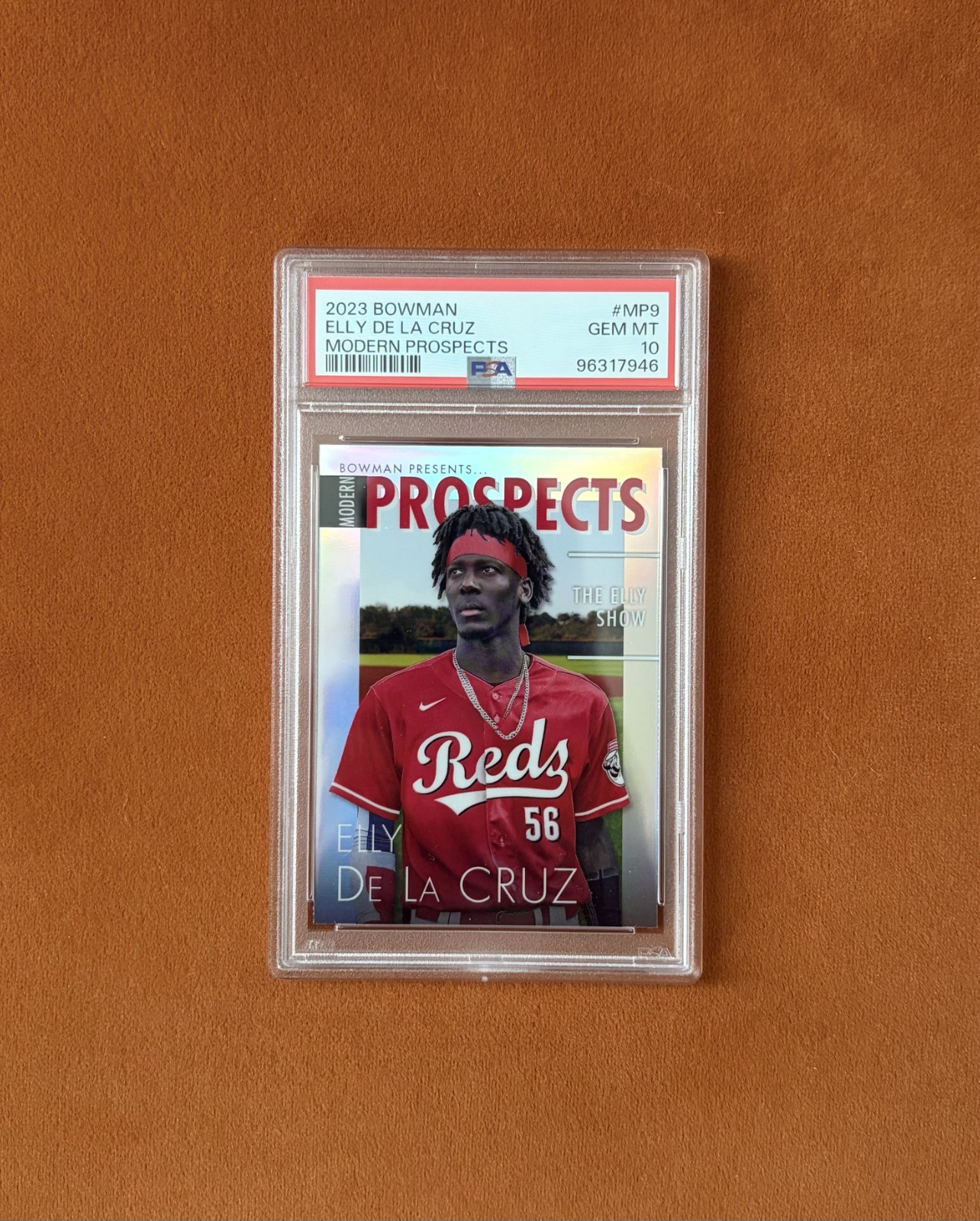 2023 Bowman - Modern Prospects Elly De La Cruz #MP-9 (RC) PSA 10 view 1