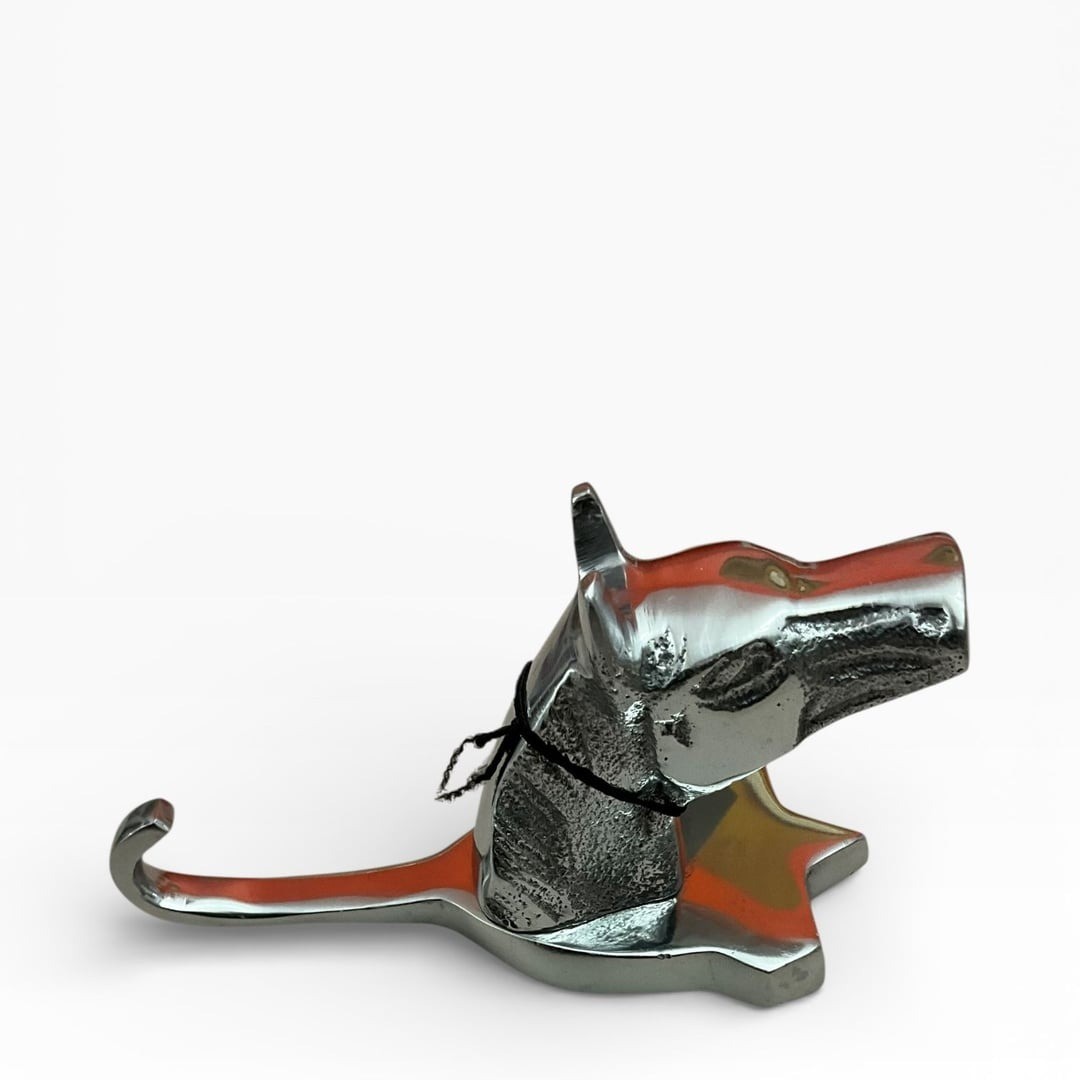 Broyhill Silver Metallic Table Sculpture, Modern Home Decor 