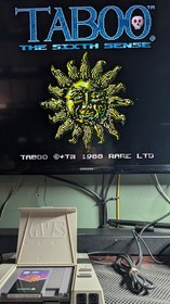 Taboo the Sixth Sense Nintendo Entertainment System NES Cleaned and Tested Works