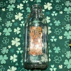Vintage 1 Quart Schuyler Dairy Glass Milk Jug Savanna, Ill