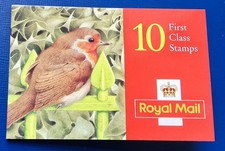 GB QEII NOV 1995 BARCODE BOOKLET  LX9 10 X 25p CHRISTMAS STAMPS £2.50 PANE 1897