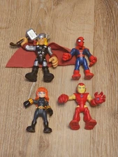 Marvel Comics Imaginext Playskool Heroes 2010 Action Figures lot of 4