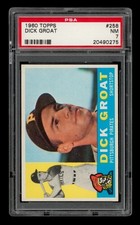 1960 Topps Set-Break #258 Dick Groat PSA 7 NM
