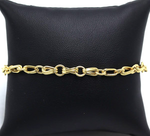 Bracelet Géométrique En Or Massif 9 Carats - Marque Guérin - Occasion Superbe état - Fabriqué En France
