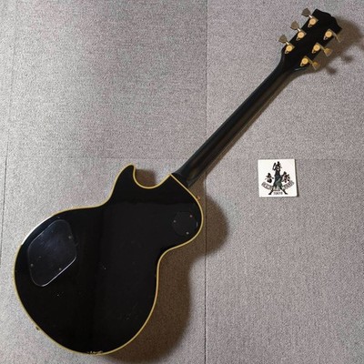 Burny Les Paul Custom Black Fernandes Electric Guitar Made In