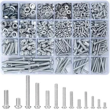 1080 Pcs Screws Bolts and Nuts Assortment Kit, Metric Machine Screws