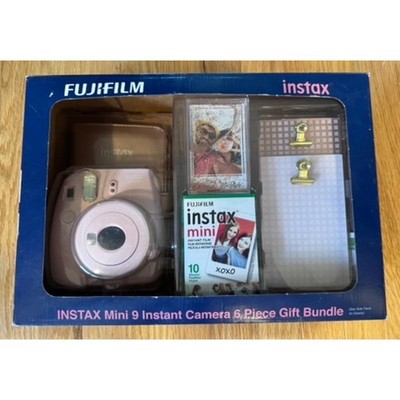 FUJIFILM instax Mini 9 Instant Camera 6 Piece Gift Bundle, Never Used!
