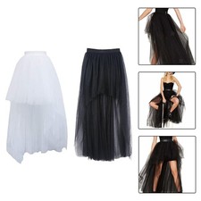 Frauen High Low Tutu R&ouml;cke Abend Prom T&auml;gliche Kleidung M&auml;dchen Lady