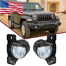 Lhrh Led Fog Lights For Jeep Wrangler Jl 2018 2019 Jk 2017 2018 Jt 2020 2021