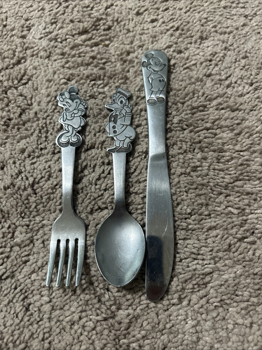 スターリングシルバー スプーン＆チャーム ディズニー ミッキー　銀製 Mickey Mouse Spoon In Disney Dinnerware (1968-Now) for sale | eBay