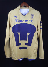 Camiseta Pumas UNAM Puma 100% Auténtica Mediana 2010-2011 100 años #17 PALENCIA