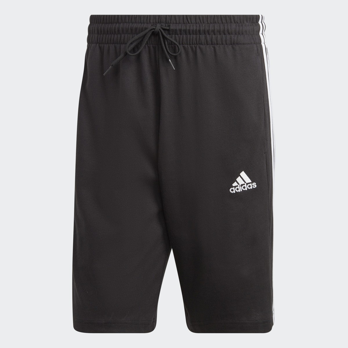 adidas men Essentials Single Jersey 3-Stripes Shorts