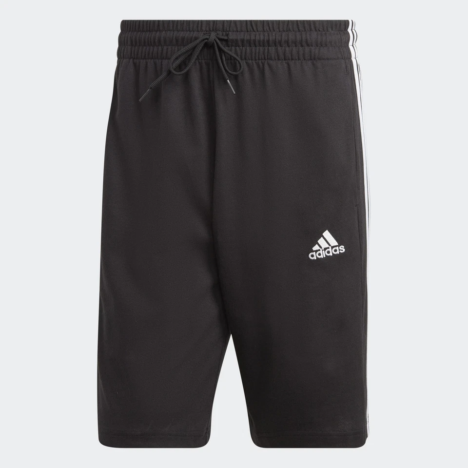 adidas men Essentials Single Jersey 3-Stripes Shorts