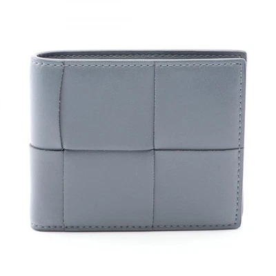 Portefeuille BOTTEGA VENETA Maxi Intrecciato bi-pli cuir gris occasion homme - Photo 1/4