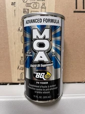Bg Moa Oil Additive for Engine Treatment 1  Bottle New Old Stock Sealed