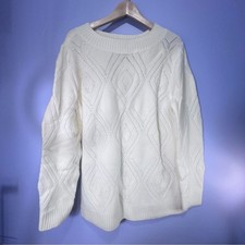 Talbots Ivory Sweater - Size Large NWT