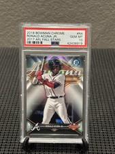 RONALD ACUNA JR BRAVES PSA 10 2018 Rookie Bowman Chrome AFL Fall Stars #AFL-RA 