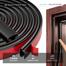 Black Rubber Weather Stripping Door Seal Strip, D Shape Door Weather Seal Strip,