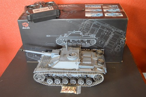 Heng Long RC Military Battle Tank Fruhe 1:16 Airsoft Bullets,Works Great! W/ Box