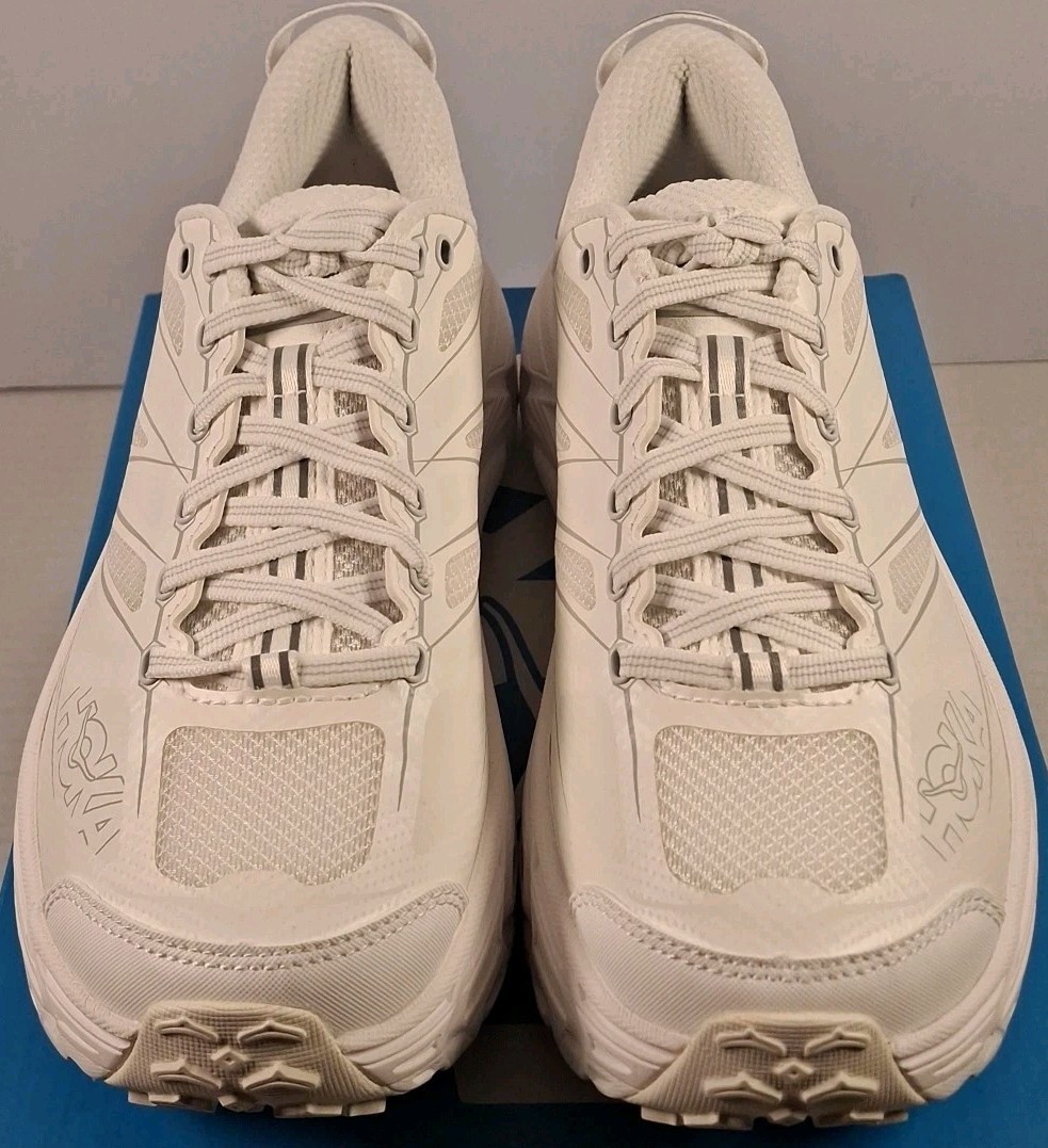 Hoka 1126851/WLRC Men's-11/Women's-12  Mafate Speed 2, White/Lunar Rock