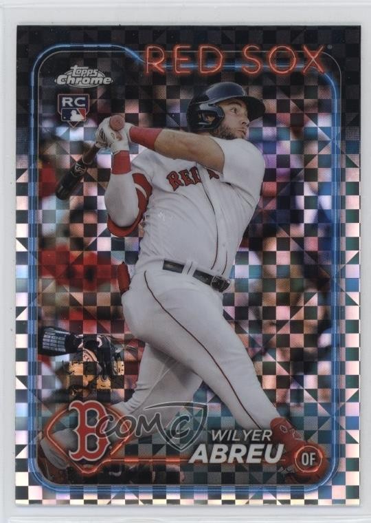 2024 Topps Chrome X-Fractor Wilyer Abreu #165 1md7